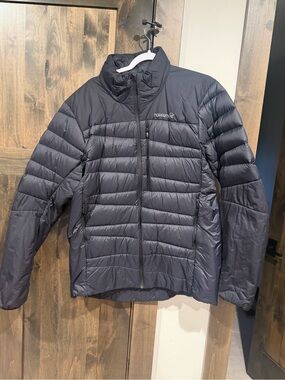 Norrøna Falketind Down750 Jacket Men’s XL Black 750 Fill Down Puffer Like New